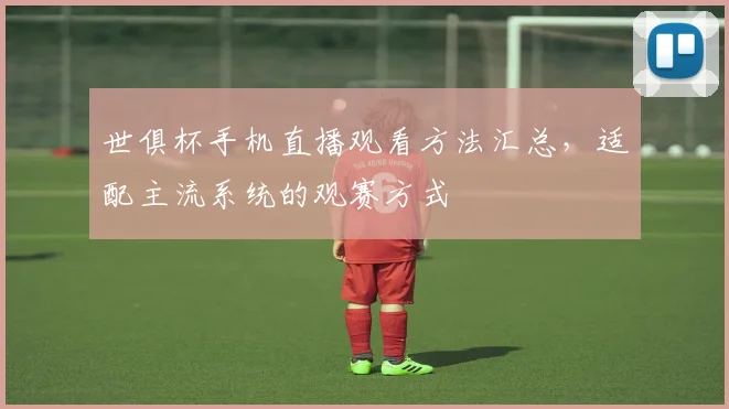 世俱杯手机直播观看方法汇总，适配主流系统的观赛方式